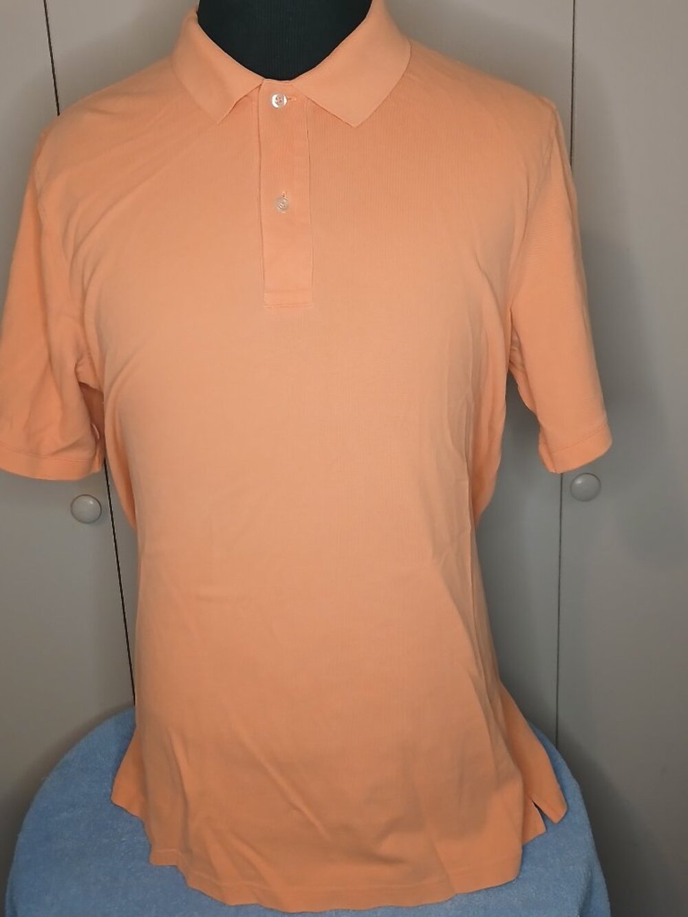 Lands' End Traditional Fit XL/T Peach Cotton Polo Shirt (1166B1-31)